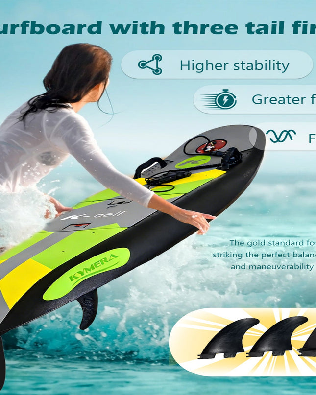 Electric surfboard green