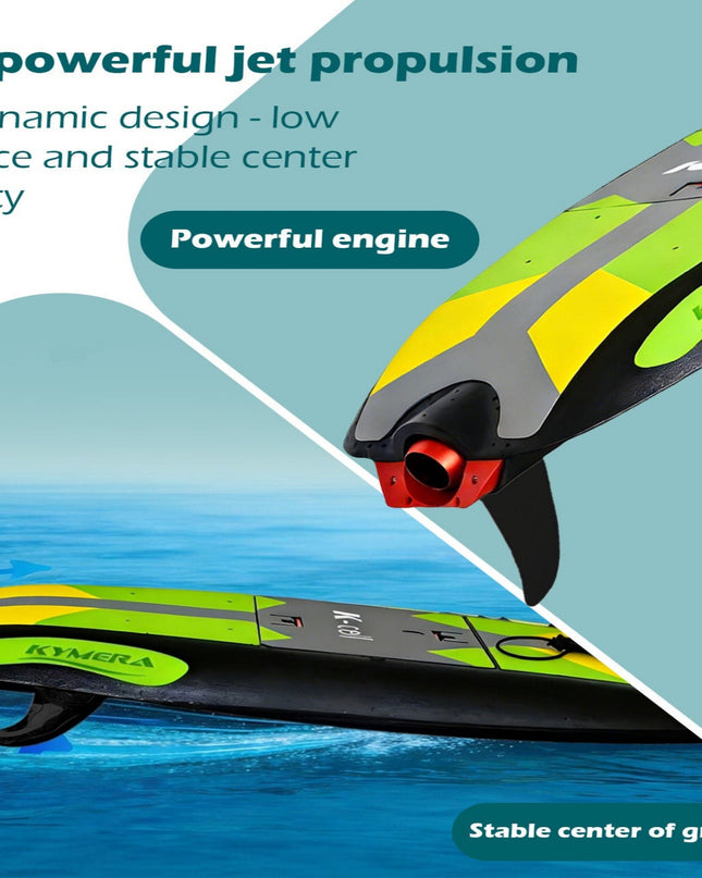 Electric surfboard green